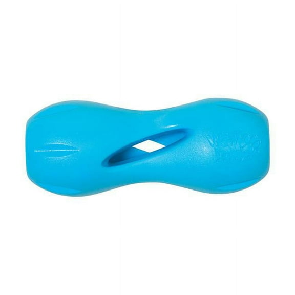 Zogoflex Blue Qwizl Synthetic Rubber Dog Treat Toy & Dispenser, Large