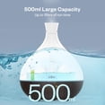 thumbnail image 6 of Anjou AD012 500ml Cool Mist Humidifier Aromatherapy Diffuser with Free Oil DI61_BR, 6 of 10