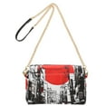 thumbnail image 2 of FORMRS Women Crossbody Purse with Chain Strap Vegan Leather Shoulder Handbag, Black Streets, 2 of 7