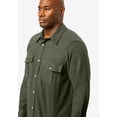thumbnail image 4 of KingSize Men's Big & Tall Signature Solid Flannel Shirt, 4 of 6