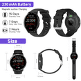 thumbnail image 6 of SKMEI Smart Watch(Answer/Make Call) 1.28" Touch Screen Smartwatch for Men Women IP67 Waterproof, with Sports Tracker, Pedometer, for Android and ios, 6 of 6