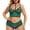 Green, variant on Clearance Sale 2025 Bra & Brief Sets Plus Size Clearance Underwear V Neck High Waist Floral Lace Bra And Panty 2 Piece Set No Underwire