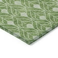 thumbnail image 4 of 10' X 14' Green And Light Green Geometric Washable Indoor Outdoor Area Rug, 4 of 5