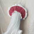 thumbnail image 7 of Vjnyvs Tea Party Sun Hat Victorian Lace Bows Bonnet Hat Colonial Headwear Tea Party Sweet Lolita Sun Cap for Women, 7 of 7