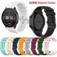 thumbnail image 2 of Correa de silicona de 22mm para reloj Xiaomi Mi, pulsera de repuesto de Color, bandas deportivas transpirables para accesorios de reloj Tan Jianjun unisex, 2 of 2