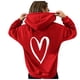 thumbnail image 1 of Gibobby Sudadera con capucha mujer, Sudaderas de manga larga con capucha para mujer, suéteres de forro polar, sudaderas con capucha Y2k con bolsillos(Rojo,XG), 1 of 5