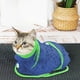 thumbnail image 1 of Bolsa de ducha transpirable para gatos | Bolsa de lavado de malla resistente a los arañazos - Cordones ajustables | Retención de baño de poliéster suave | Ayuda para la manicura y el aseo |, 1 of 5