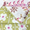 thumbnail image 5 of Mocaletto Luxury 3 Piece Queen Size Quilts, Elegant&Reversible Quilt Set Bedding Set with Pillow Shams, Cartoon Fox Animal Bedspread, Lightweight Microfiber Queen Size Coverlet, 5 of 7
