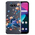 thumbnail image 1 of FINCIBO Soft TPU Clear Case Slim Protective Cover for LG K31 / Aristo 5 / Fortune 3 K300 5.7" 2020, Flying Blue Jay Bird, 1 of 3
