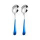 thumbnail image 2 of melotizhi Round Spoon 304 Stainless Spoon Fork Household Cute Small Soup Spoon Thick Round Bottom Eating Spoon, 2 of 9