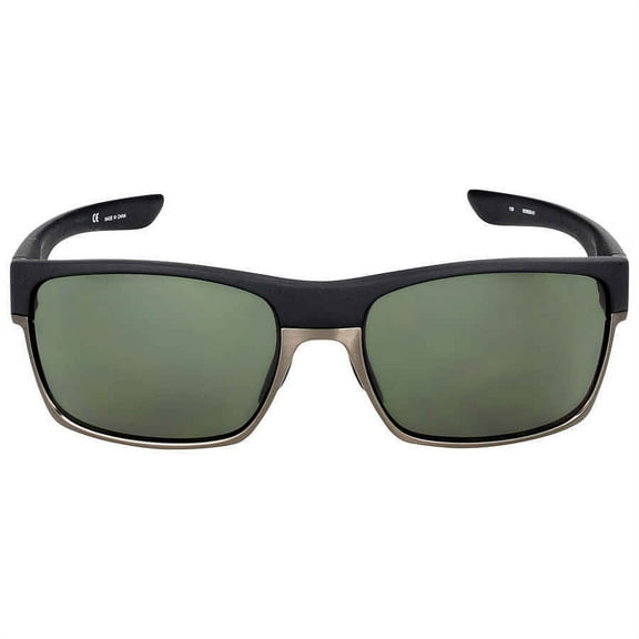 oakley men's twoface (a) 0oo9256 rectangular sunglasses, matte black, 60 mm