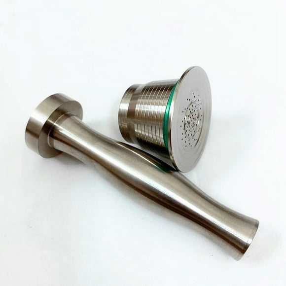 Complete refillable and reusable Nespresso coffee capsule kit. Reusable coffee & tea capsule in eco-friendly stainless steel (1 Capsule)
