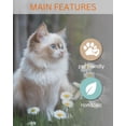 thumbnail image 5 of Stuffed cat toy - cat car air freshener - cute hanging daisy cat decoration black ice fragrance, you can inject your own fragrance, pet safe, non-toxic, suitable for cars, closets, offices, size - 34, 5 of 5
