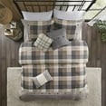 thumbnail image 4 of Madison Park Polyester 7 Pcs Herringbone Printed Comforter Set MP10-7214, 4 of 4