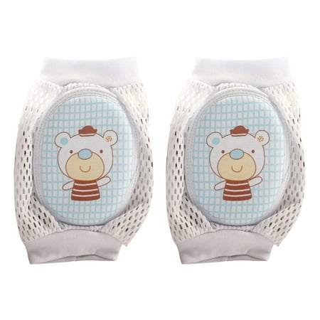 

BueatyH 1Pair Baby Knee Pads Skin-friendly Breathable Fine Workmanship Babies Crawling Walking Knee Leggings for Family