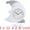 White, variant on Unique Bargains 1pc Cute Moon Cartoon Star Decor Silent Wall Clock 18" x 12" x 2.4" Yellow
