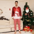 thumbnail image 3 of Noël Famille Vêtements Pyjamas de Noël 2024 Nouvel An Mode Vert Père Noël Imprimé Adulte Enfants Ensemble Bébé Barboteuse Pyjamas, 3 of 5