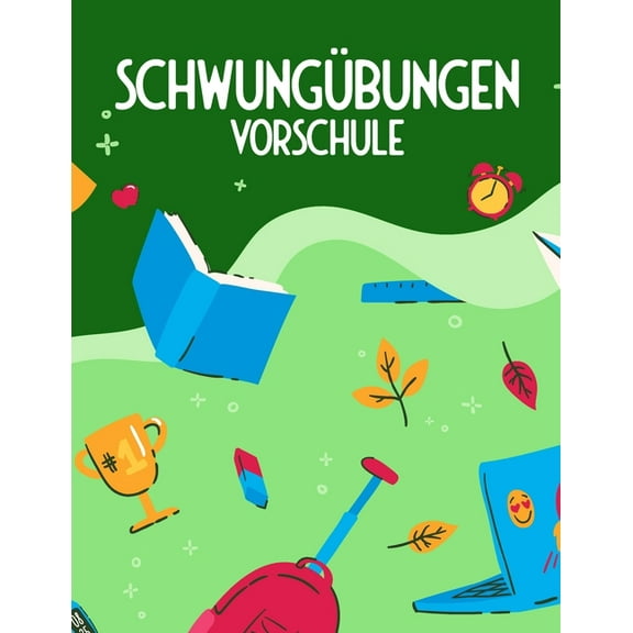 Schwungübungen Vorschule: Vorschulblock für Jungen und Mädchen ab 4 Jahren - Buchstaben und Zahlen Lernheft für den Kind, (Paperback)