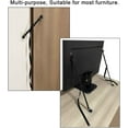 thumbnail image 4 of 2 Pack Adjustable TV Safety Straps,NOGIS No-Drill Adhesive Anti-Tip Furniture Anchors for Baby Proofing, Flat Screens Fix to Wall,Cabinet,Stand Or Desk, Earthquake Straps, 4 of 7