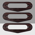 thumbnail image 4 of Miangastore Single Coil Pickup Ring Guitar Pickup Frame Mounting Ring Coffee 3Pcs 18Mm, 4 of 8