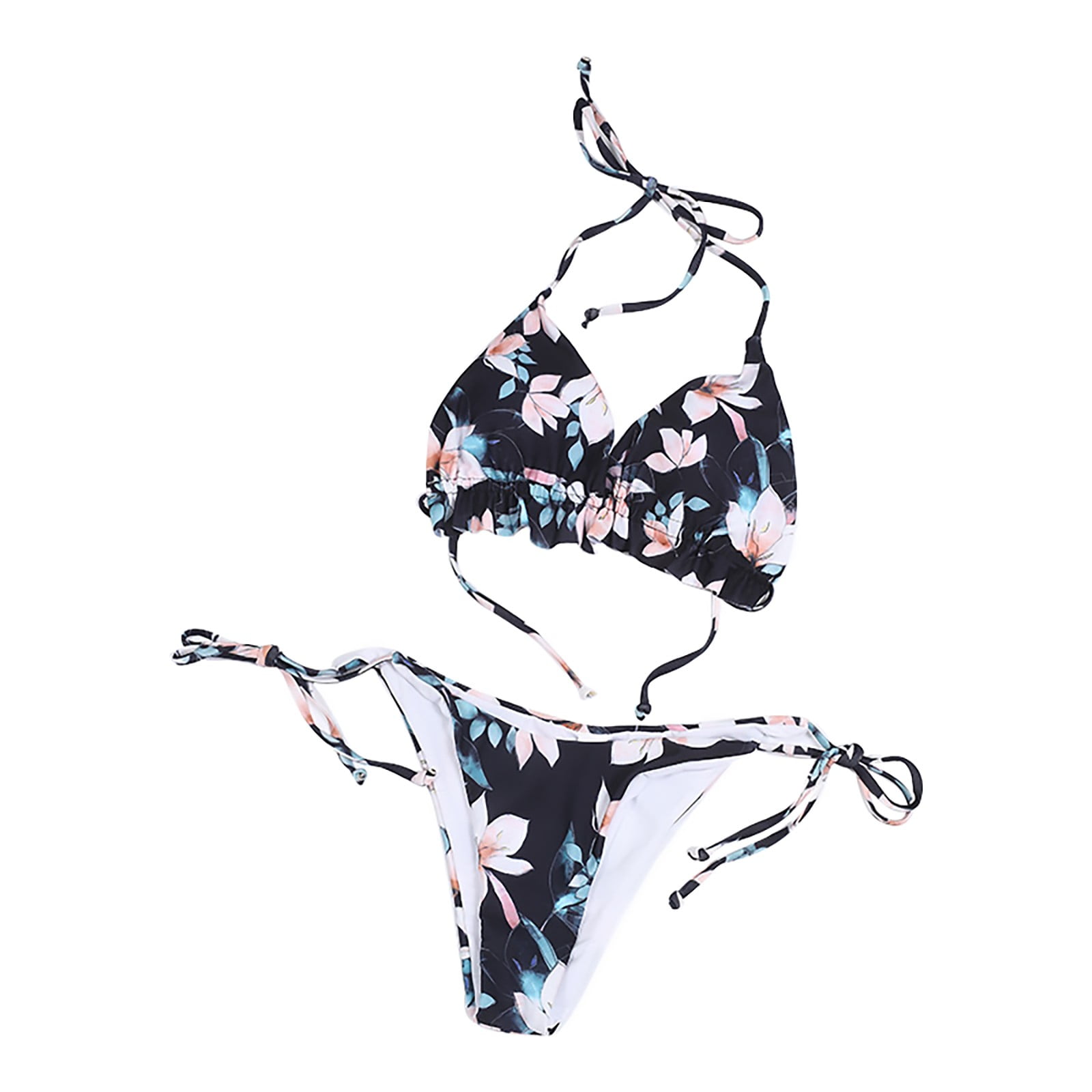 adviicd Cute Bikinis For Teen Girls Women's Bikini Swimsuit Front Cross