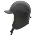 thumbnail image 2 of Gorro de lana Berber para hombre, gorros forrados de piel, gorros con ala, gorros con orejeras más cálidos, gorros de esquí gruesos, Invierno, 2 of 3