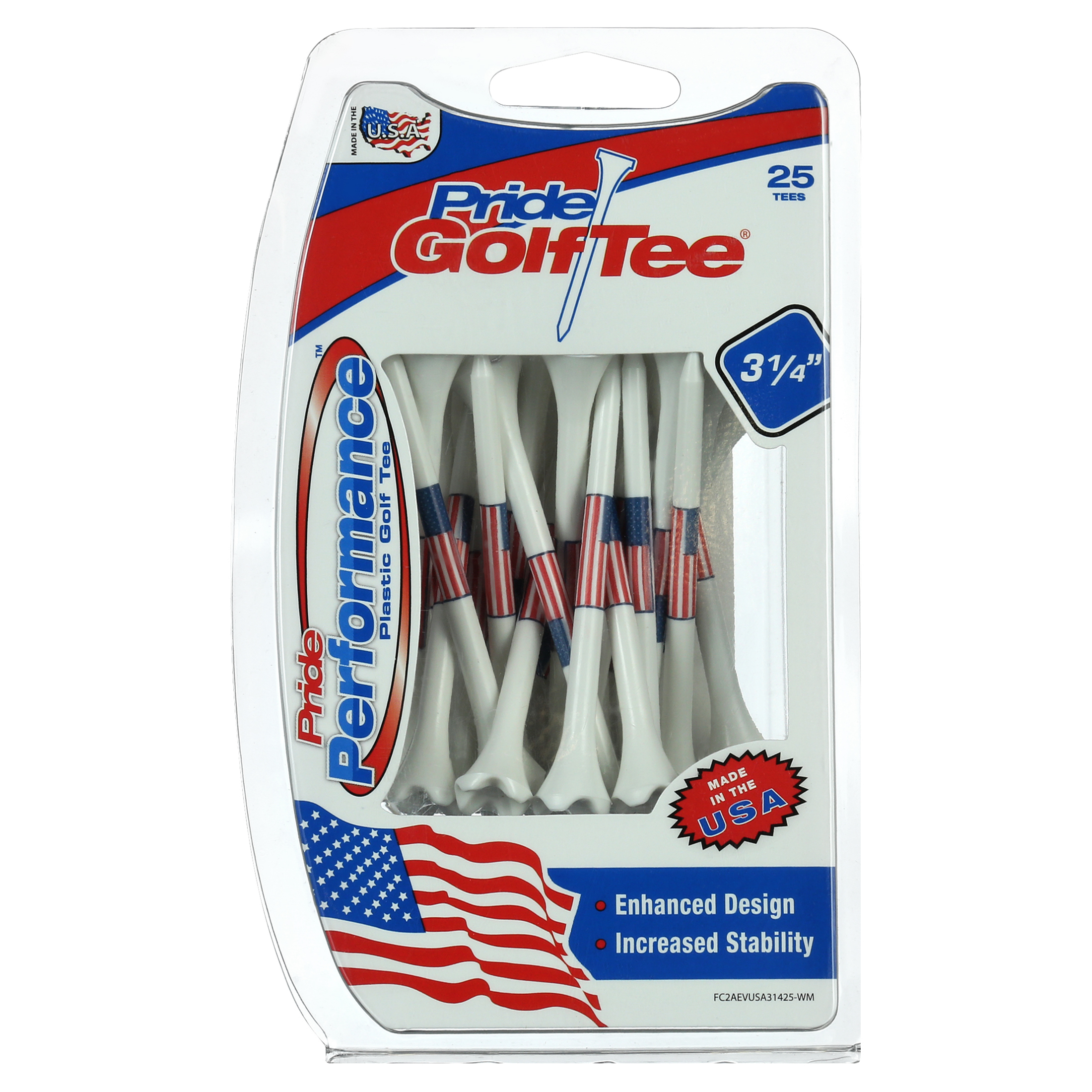 Pride Performance Flag Plastic Golf Tees, 25 Count photo 3