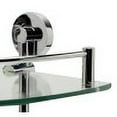 thumbnail image 3 of ALFI brand AB9548 Polished Chrome Corner Mounted Double Glass Shower Shelf Bathroom Accessory, 3 of 8