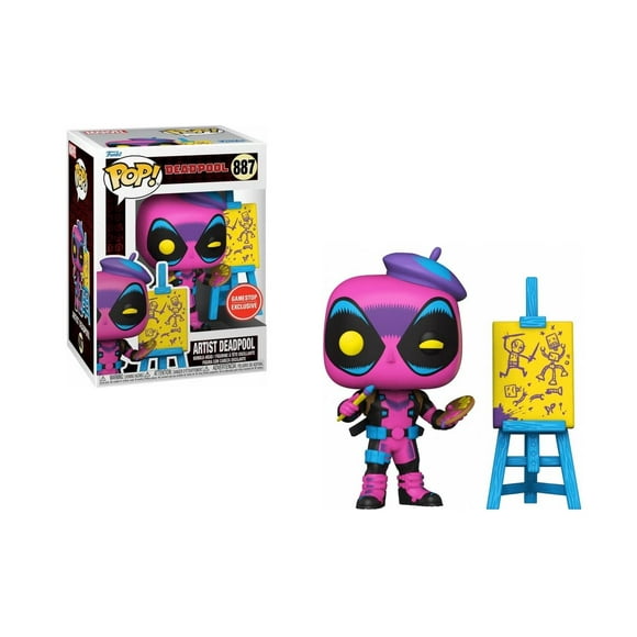 Funko Pop! Bucket List Artist Deadpool 887 Exclusive Figure