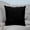 Black, variant on Orange Throw Pillow Covers, Soft Pillowcases with Invisible Zipper, Pure Orange Decorative Square Pillow Cushion Covers for Living Room Couch Sofa Bed 18x18 Inches