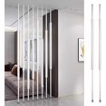 thumbnail image 1 of Modern Privacy Screens Post, Wall Partition Room Divider Floor to Ceiling for Home Office Hotel, 70 to 300 Cm Tall, Small Space Decor Divider Column(2pcs), 1 of 7