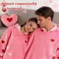 thumbnail image 3 of Couples Hoodies Two Person Hoodie Funny Couples Double Sweatshirt Avocado Popcorn Matching Hoodies for Lovers Friends, 3 of 6