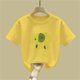 thumbnail image 5 of Blusas y camisas de manga corta con cuello redondo para niños Camiseta de verano de manga corta estampada para niñas Jersey elegante de cuello redondo para niñas Top de algodón para niños, 5 of 6