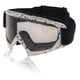 thumbnail image 1 of Gafas de sol para ciclismo de motocicleta Unique Bargains, lentes grises, marco negro y blanco, 1 of 6