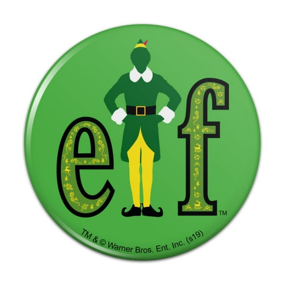 Elf Movie Logo Kitchen Refrigerator Locker Button Magnet