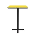 thumbnail image 2 of Correll Inc Square Bar Table (24 in./22 in. X-Base/Yellow), 2 of 5