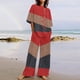 thumbnail image 1 of Puntoco Traje De Verano Para Mujer Pantalones Cortos De Color Con Estampado De Moda Traje Casual De Dos Piezas Liquidación Puntoco Puntoco-5315, 1 of 5