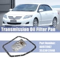 thumbnail image 2 of Unique Bargains 88972067 3533012040 Transmission Filter Oil Pan Gasket Set for Toyota Corolla 2003-2008, 2 of 7