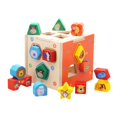 thumbnail image 3 of Juguete clasificador de formas, juguetes de madera, cubo de aprendizaje de madera, reconocimiento de colores, habilidades motoras finas con bloques de, 3 of 8