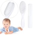 thumbnail image 2 of 2 unids/set peine de pelo de bebé recién nacido + cepillo masajeador de cabeza infantil suave cuidado del cabello FLhrweasw Para estrenar, 2 of 6