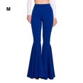 thumbnail image 4 of Sonducket Pantalones de amplia aplicación en varios tamaños disponibles, pantalones acampanados de cintura alta, pantalones acampanados para Prendas para la parte inferior del cuerpo Azul marino METRO, 4 of 6
