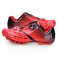 thumbnail image 4 of BOODUN 1 par de zapatos de ciclismo antideslizantes transpirables para bicicleta de montaña hombres adultos rojo 39, 4 of 14