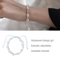 thumbnail image 1 of stanreset Bracelet Adjustable Slider Exquisite Chain Bracelets Classic Easy Matching Women Birthday Gift Party Friends Party, 1 of 6
