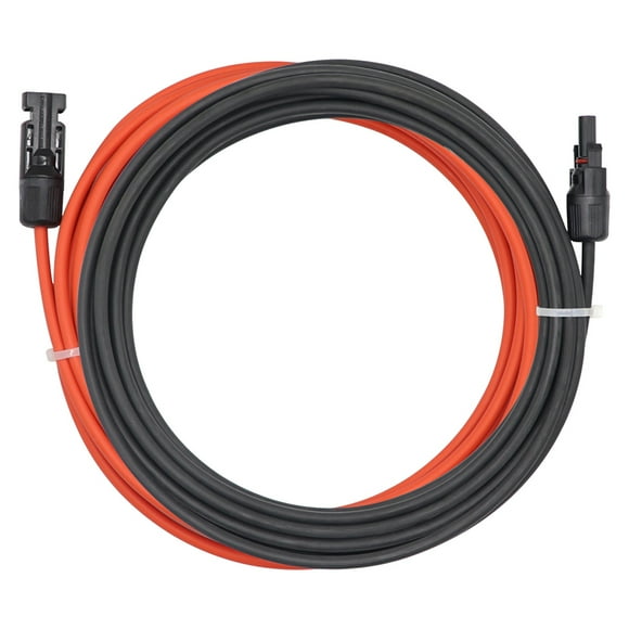 Scienceny Cable de extensión de Panel Solar de 2 piezas, Cable de cobre de 600V, Flexible, doble, de PVC, antiinflamante, aislante, anticorrosivo Herramientas y ferretería Scienceny TO009722-00B