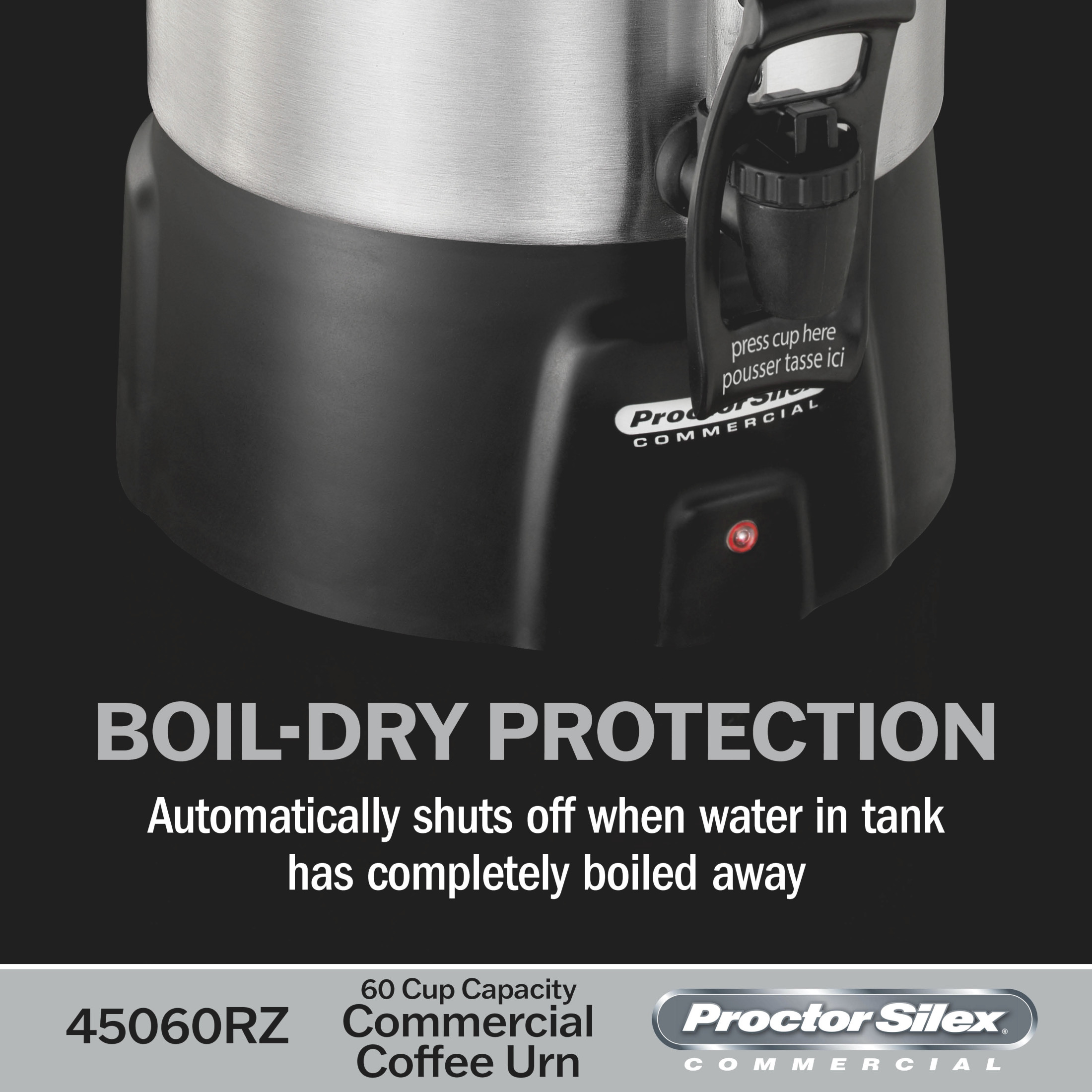 Proctor Silex¬Æ Commercial, Coffee Urn, 60 Cup, Hot Beverage