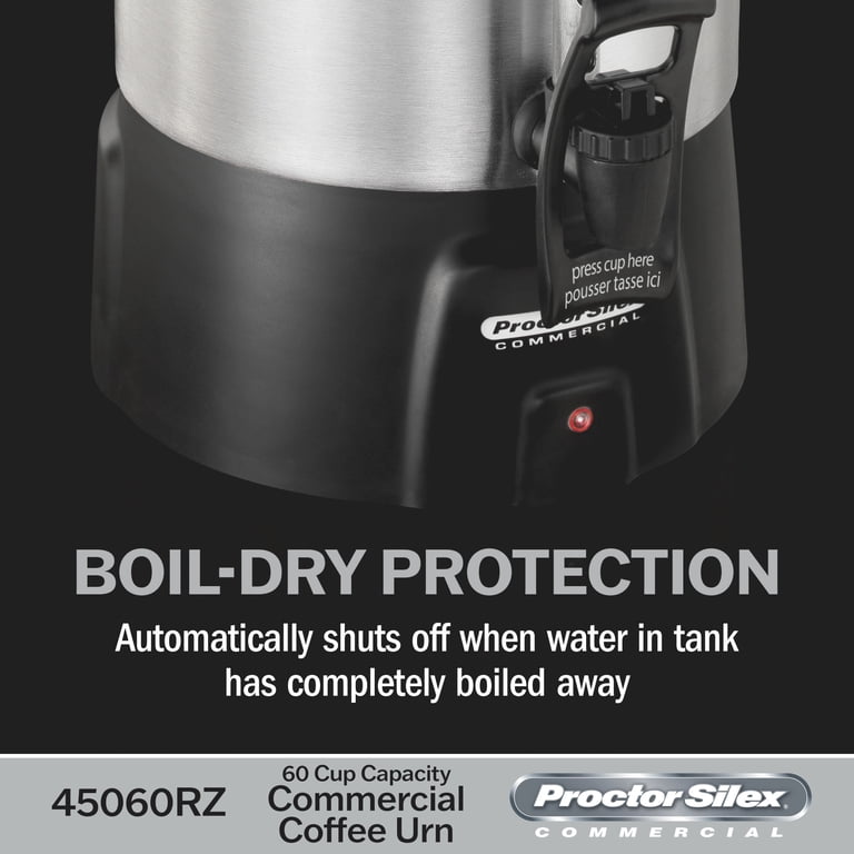 Proctor Silex¬Æ Commercial, Coffee Urn, 60 Cup, Hot Beverage