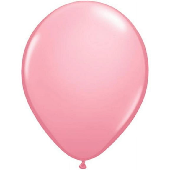 Qualatex - 5 Pink Latex Balloons (100ct)