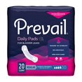 thumbnail image 2 of Prevail Daily Pads Bladder Control Pad 9-1/4 Inch Length Moderate Absorbency Polymer One Size Fits Most Female Disposable, BC-012 - Pack of 20, 2 of 4
