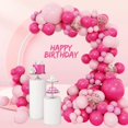 thumbnail image 2 of Juego de arco de guirnalda de globos rosa Macaron, decoración de fondo para Baby Shower, Día de San Valentín, fiesta de cumpleaños, boda, Navidad, Carnaval, 2 of 4