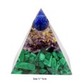 thumbnail image 1 of Pirámide de orgón Cristal Amatista Peridoto Piedra curativa Generador de energía (F) Likrtyny Libre de BPA, 1 of 6